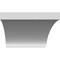 Ekena Millwork 5 1/2-in. W x 28-in. D x 40-in. H Imperial Architectural Grade PVC Knee Brace BRCP055X28X40IMP - alternate 2